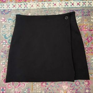 Aritzia Madden Wrap Mini Skirt